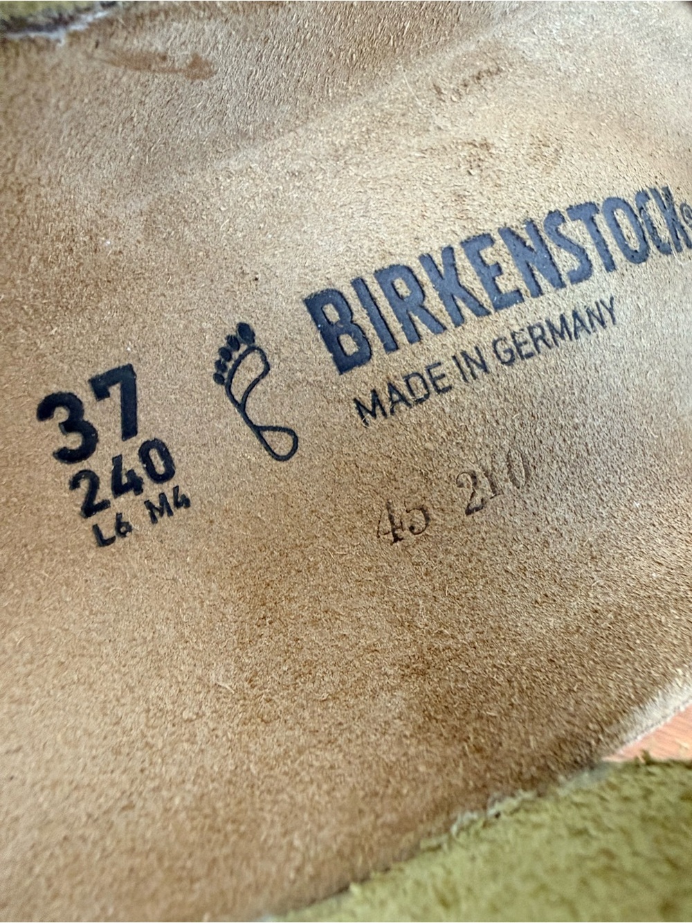 Birkenstock Gizeh Braided Olive Green Sandals 37 - Picture 10 of 11